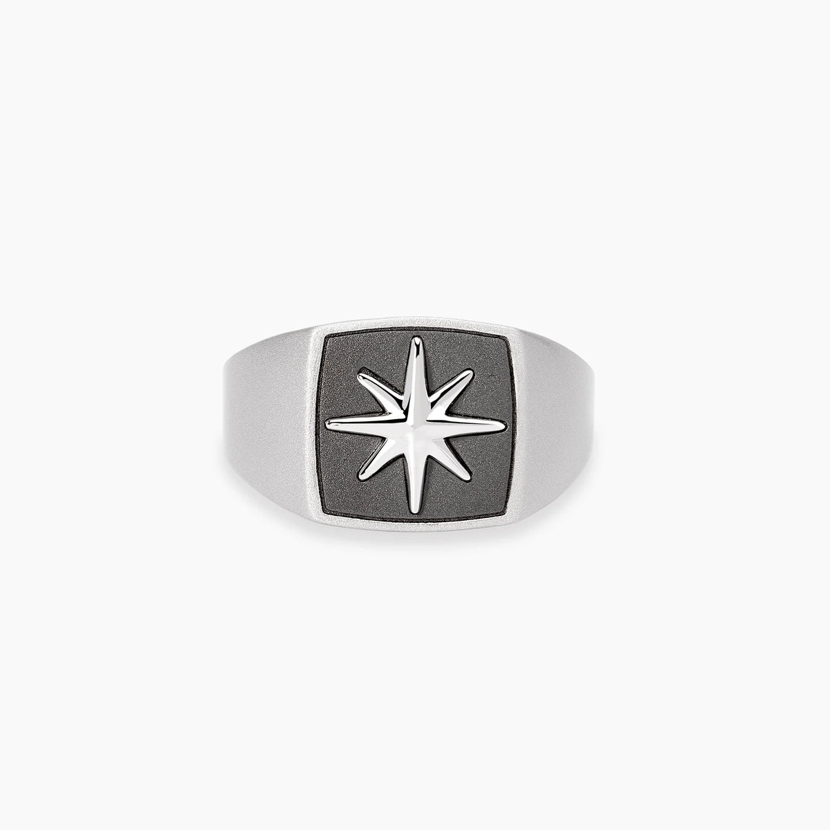 Anello In Argento Con Rosa Dei Venti Mabina Uomo "Journey" 523510