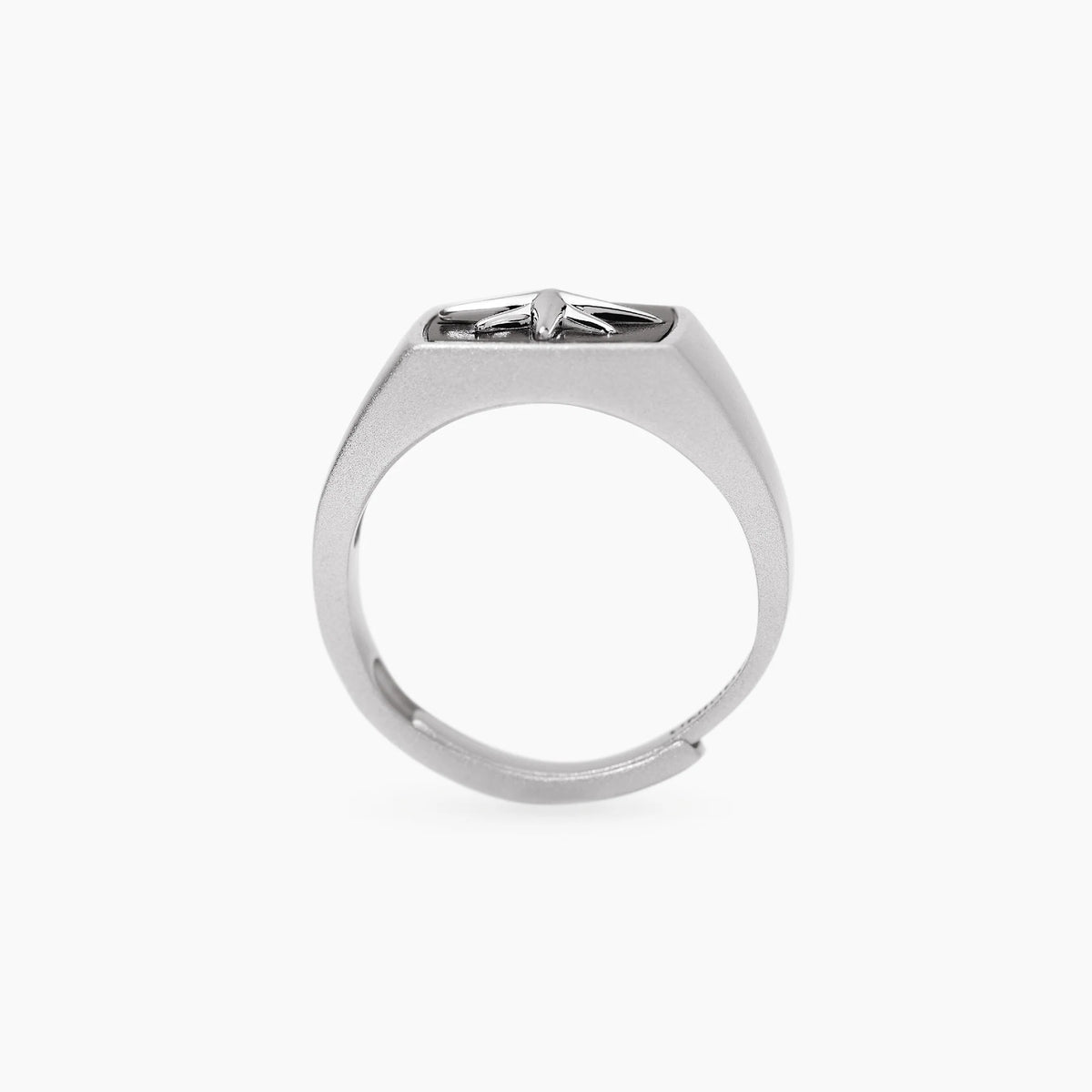 Anello In Argento Con Rosa Dei Venti Mabina Uomo "Journey" 523510