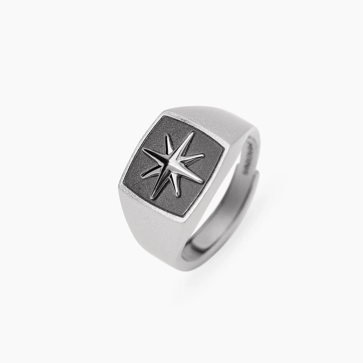Anello In Argento Con Rosa Dei Venti Mabina Uomo "Journey" 523510