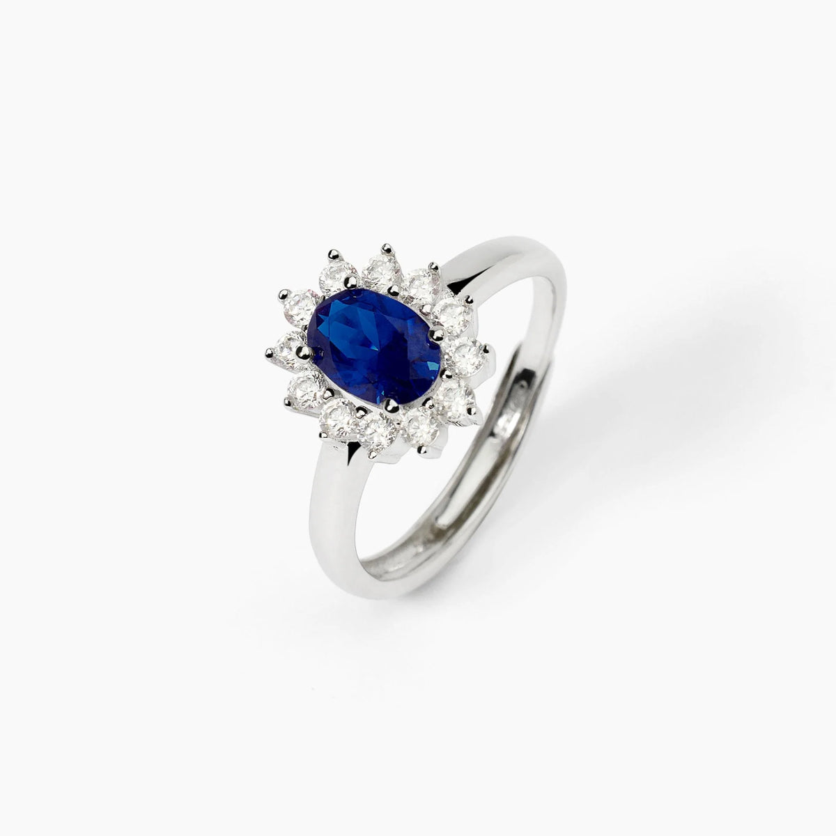 Anello In Argento Mabina Donna Con Zaffiro "Cool Or Retrò" 523360