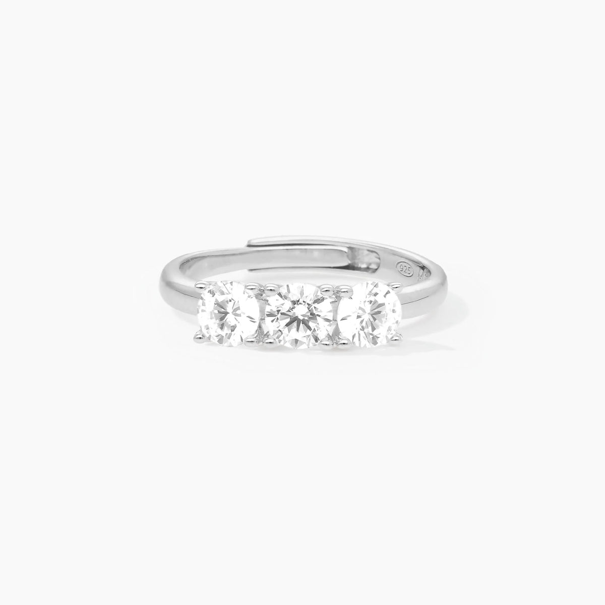 Anello Trilogy In Argento E Zirconi Mabina Donna "Trilogy" 523176