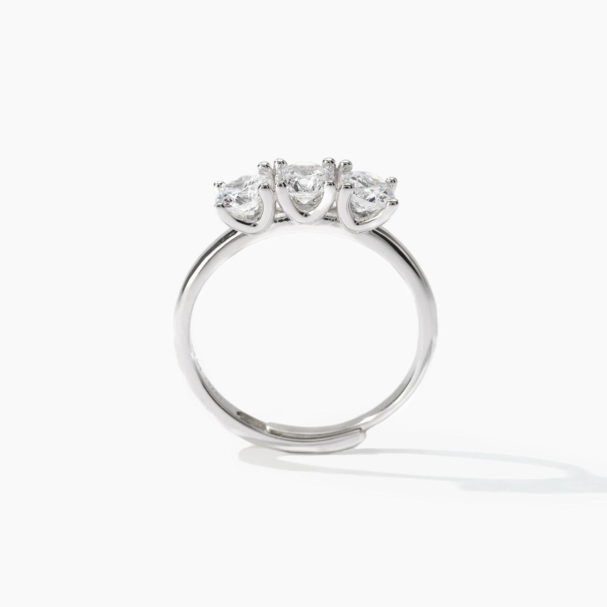 Anello Trilogy In Argento E Zirconi Mabina Donna "Trilogy" 523176