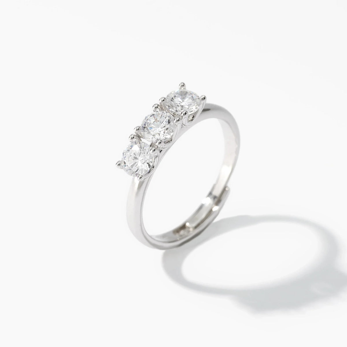 Anello Trilogy In Argento E Zirconi Mabina Donna "Trilogy" 523176