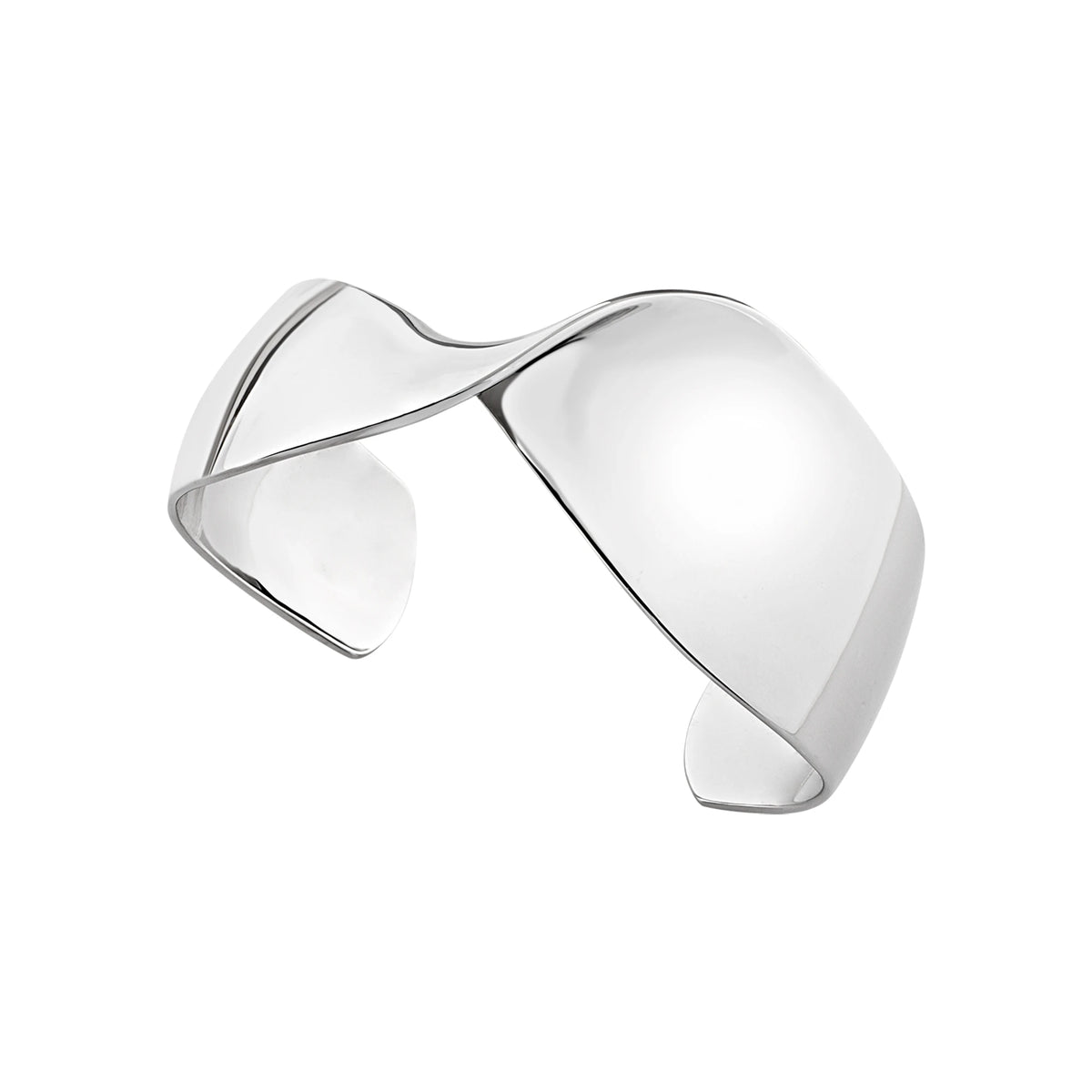 Bracciale Bangle In Acciaio Spazzolato Lucido Breil Donna "Retwist" TJ3462