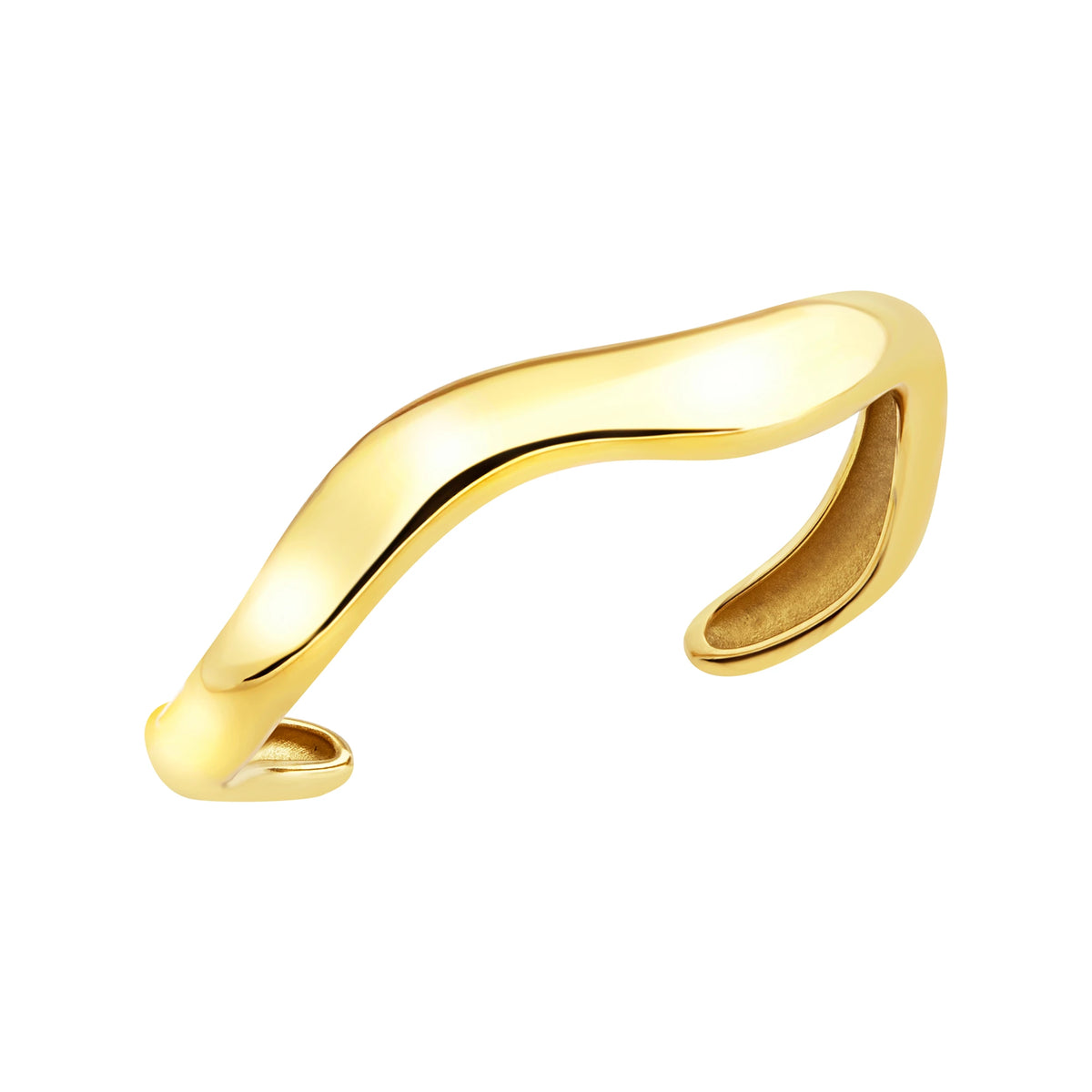 Bracciale Bangle In Acciaio Gold Breil Donna "Zig Zag" TJ3906
