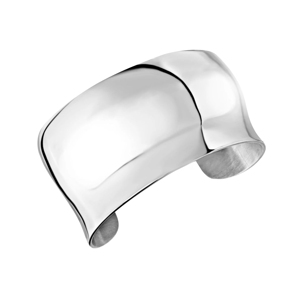 Bracciale Bangle In Acciaio Spazzolato Lucido Breil Donna "Sculpture" TJ3884