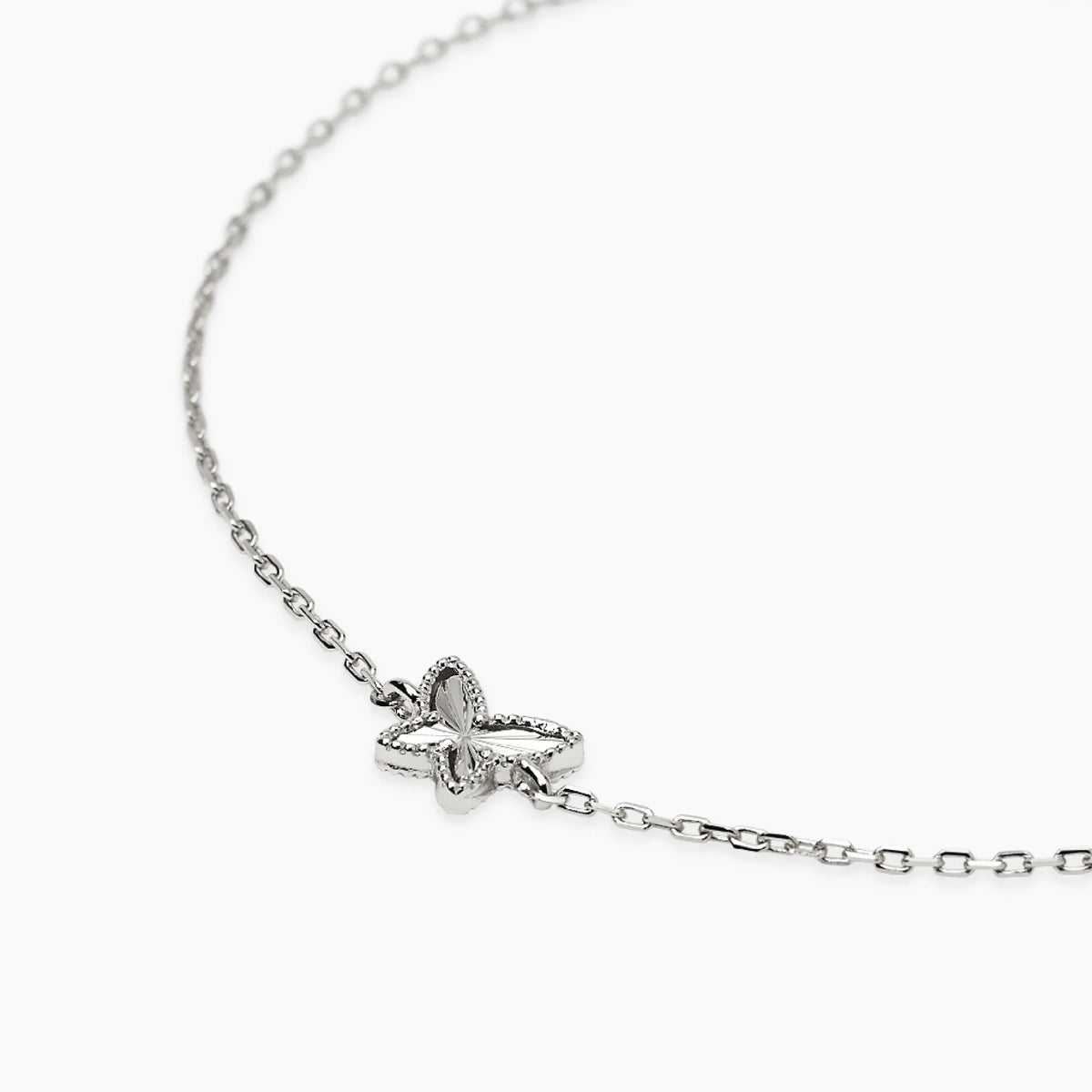 Bracciale Con Farfalla In Argento E Zirconi Bianchi Bambina Mabina Junior "Voilà" 534167