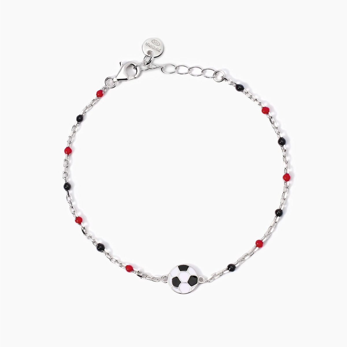 Bracciale Con Pallone In Argento Mabina Junior Bimbo "W Il Football" 533927