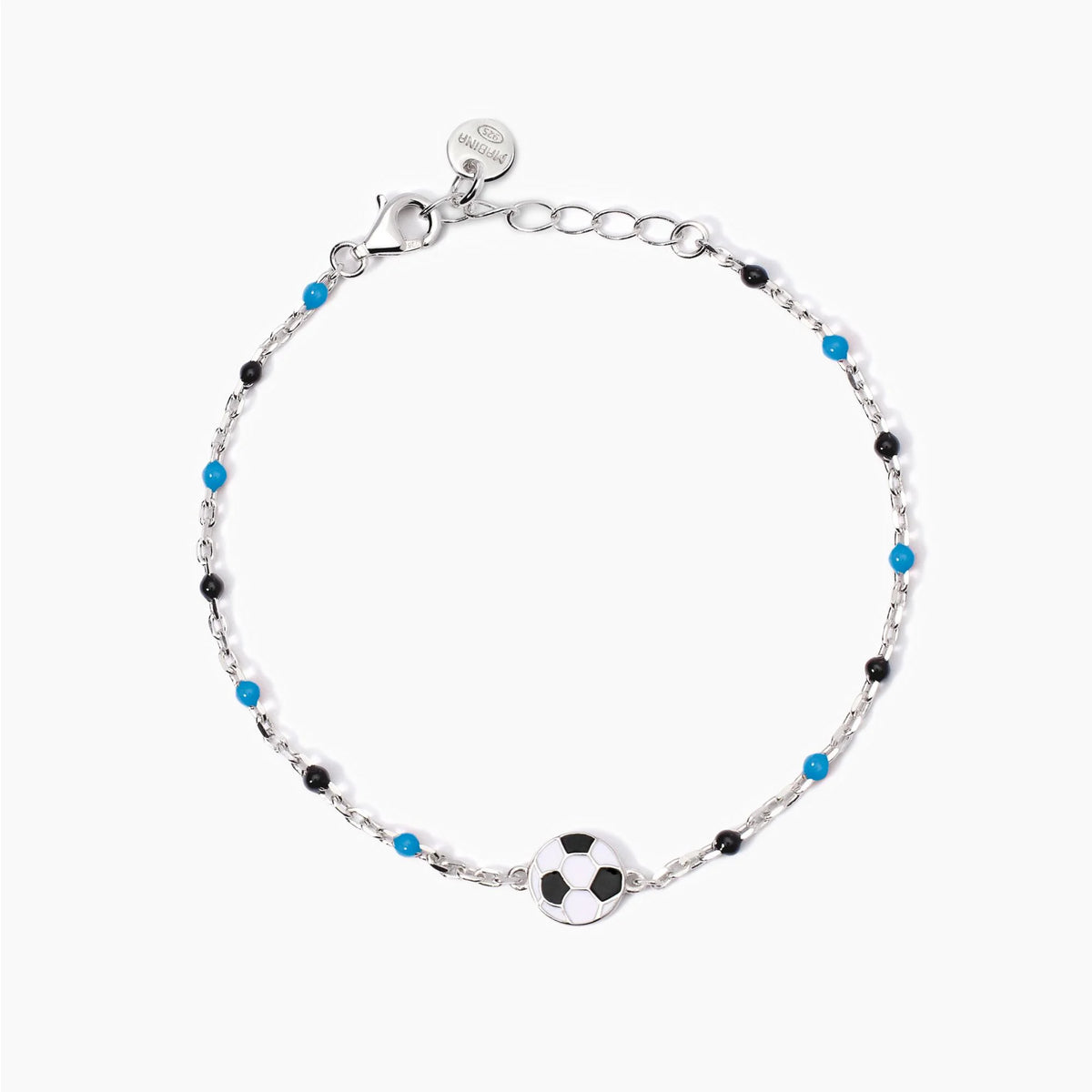 Bracciale Con Pallone In Argento Mabina Junior Bimbo "W Il Football" 533928