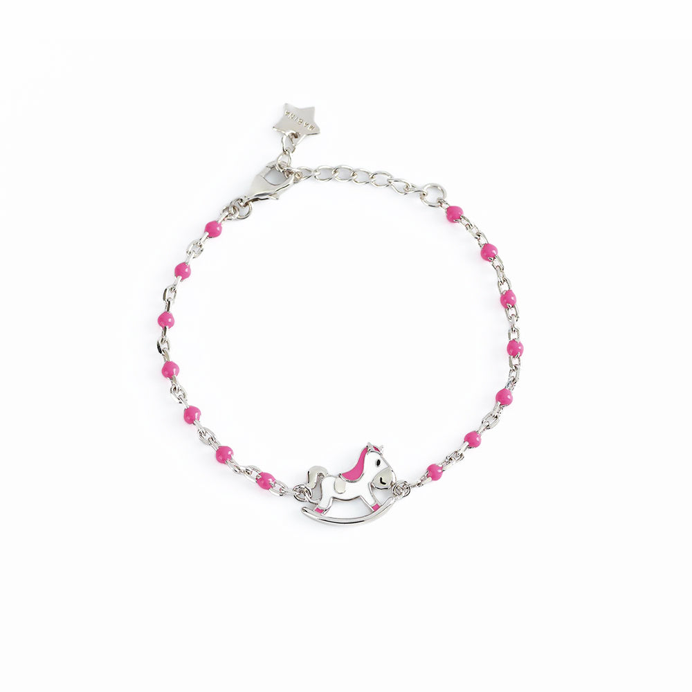 Bracciale In Argento Con Cavalluccio A Dondolo Mabina Junior Bambina 533492