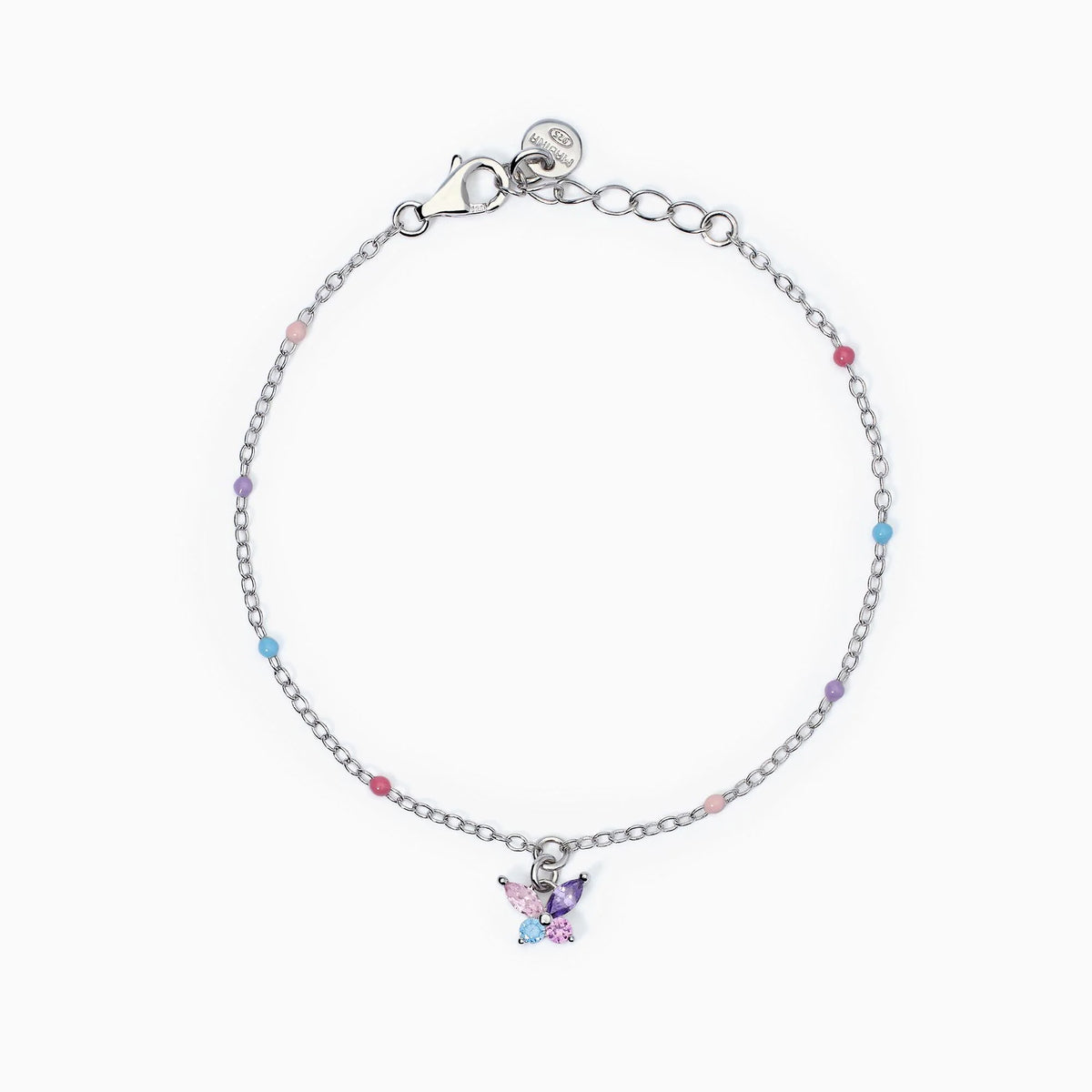 Bracciale In Argento Con Farfalla Mabina Junior Bambina "Secret Garden" 533872