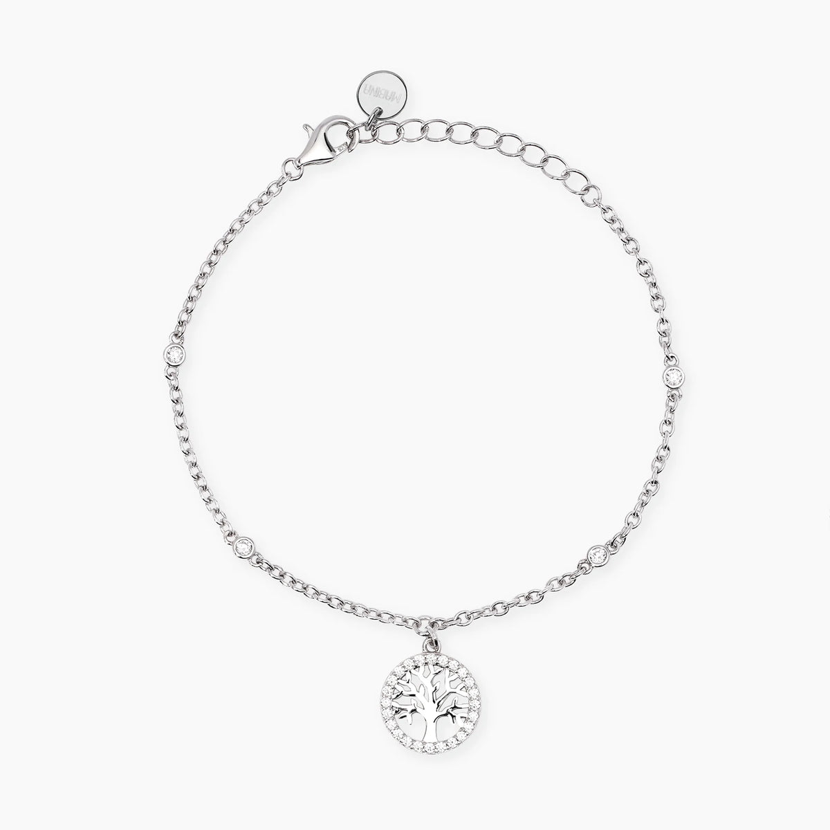 Bracciale In Argento Con Pendente Albero Della Vita E Zirconi Mabina Donna "Albero Della Vita" 533937