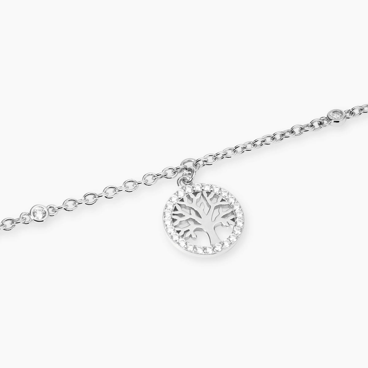Bracciale In Argento Con Pendente Albero Della Vita E Zirconi Mabina Donna "Albero Della Vita" 533937