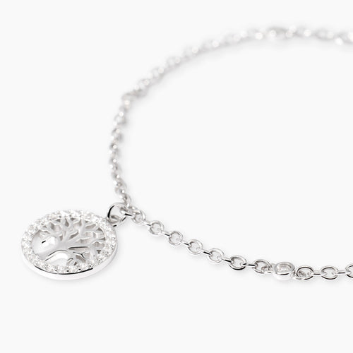 Bracciale In Argento Con Pendente Albero Della Vita E Zirconi Mabina Donna "Albero Della Vita" 533937