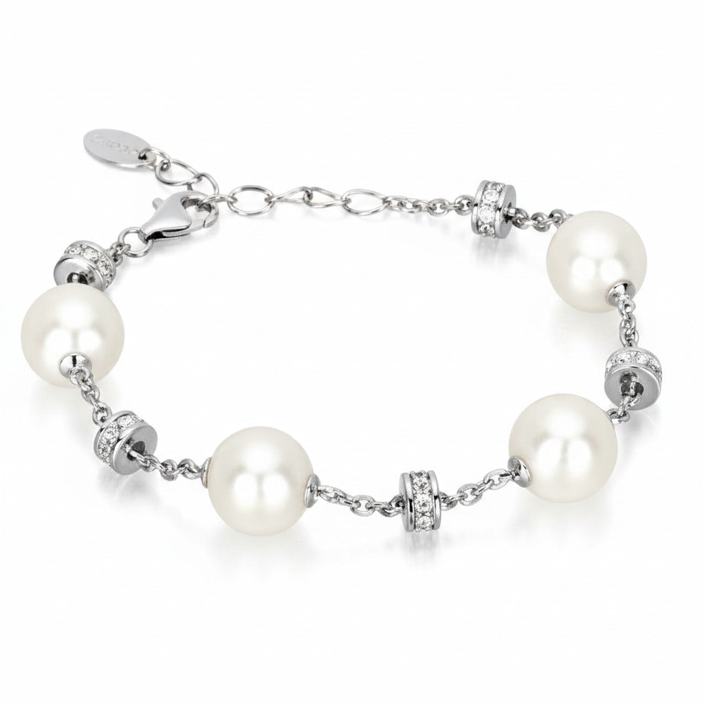Bracciale In Argento E Perle Mabina Donna 533134