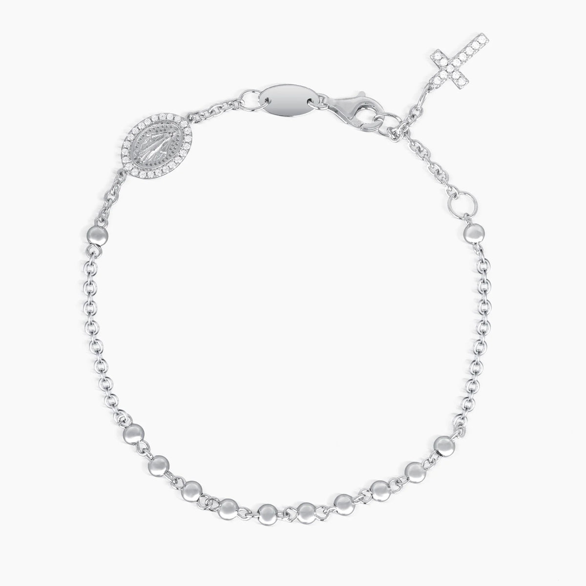 Bracciale In Argento Mabina Donna "Rosario" 533033