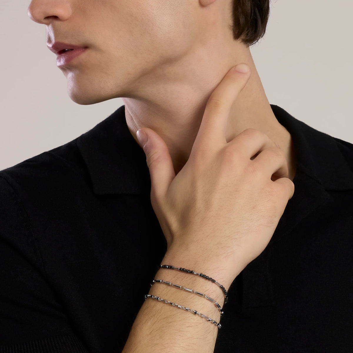 Bracciale In Argento Mabina Uomo "Way Out" 534120