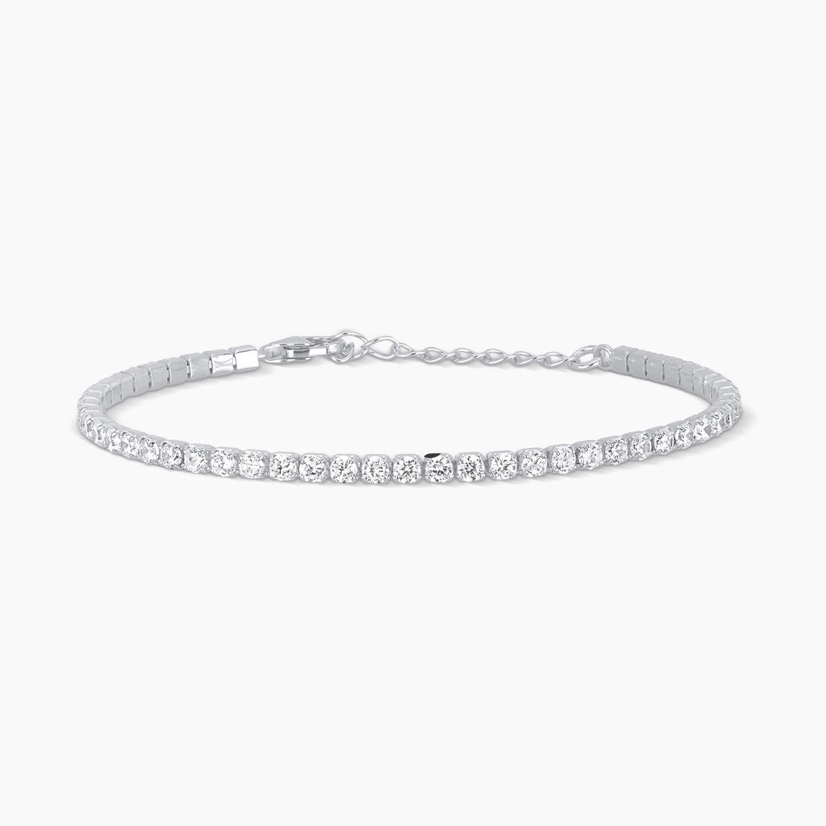 Bracciale Tennis In Argento Uomo Donna Mabina 533285