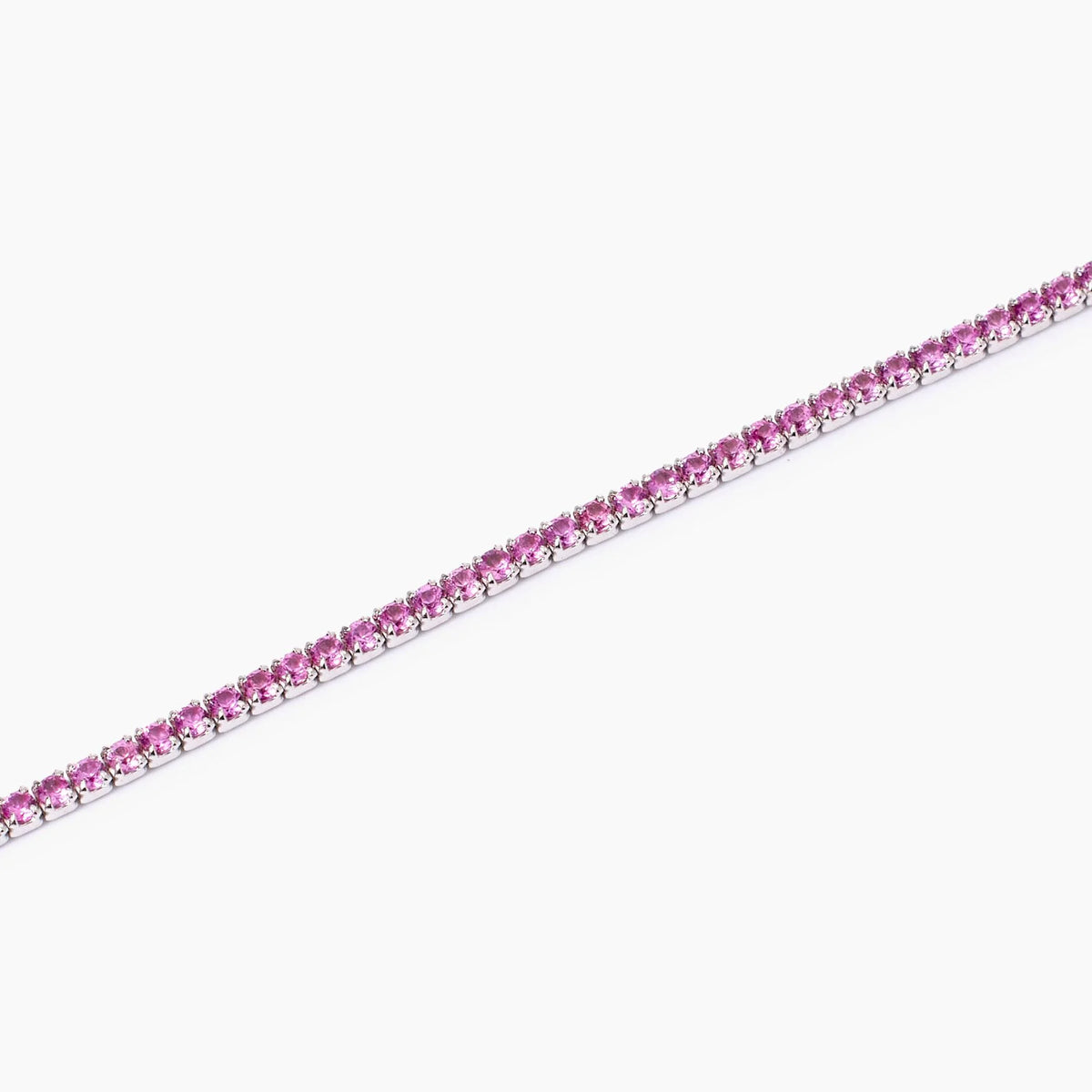 Bracciale Tennnis In Argento Con Tormaline Sintetiche Mabina Donna "Mini Tennis" 533961