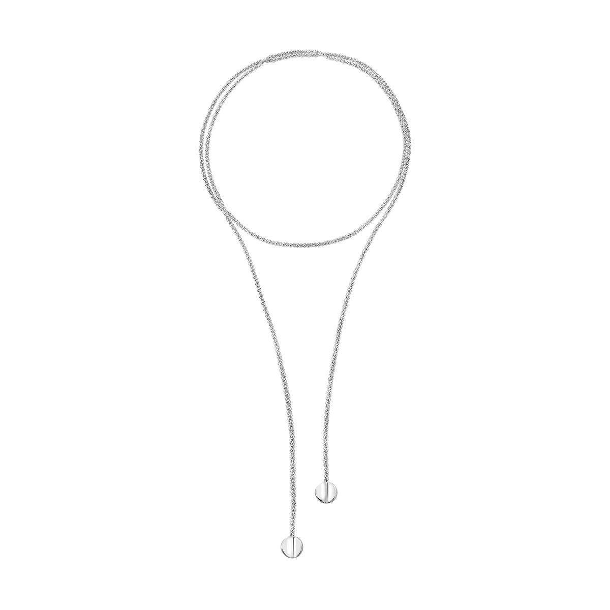 Collana A Sciarpa In Acciaio Con Finitura Specchiata Breil Donna "Globe" TJ4064