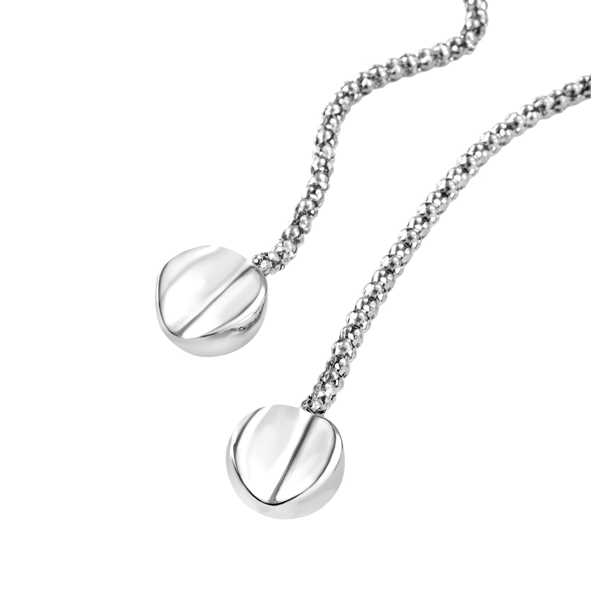 Collana A Sciarpa In Acciaio Con Finitura Specchiata Breil Donna "Globe" TJ4064