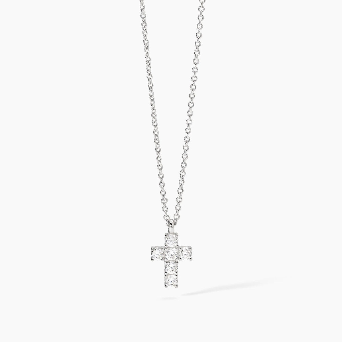 Collana Con Croce In Argento Mabina Donna "Croce Del Sud" 553658