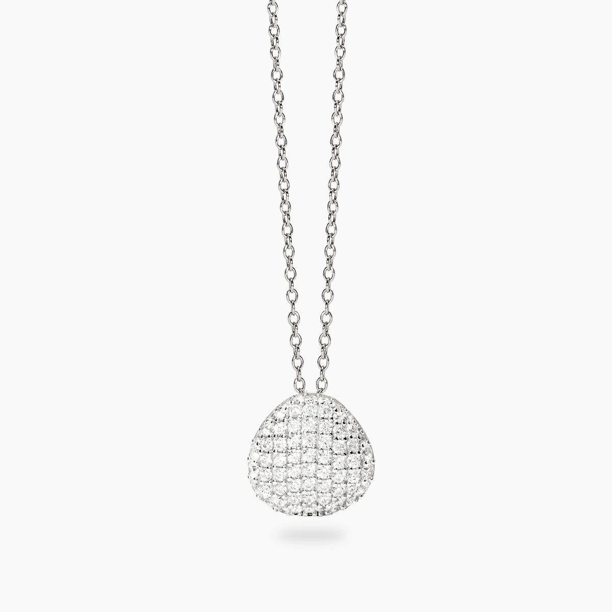 Collana Con Pendente In Argento In Pavè Di Zirconi Mabina Donna "Lucrezia"  553944