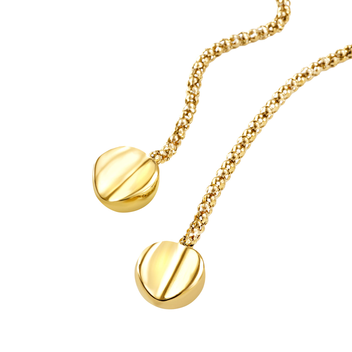 Collana In Acciaio A Sciarpa Con Finitura Ip Oro Breil Donna "Globe" TJ4065