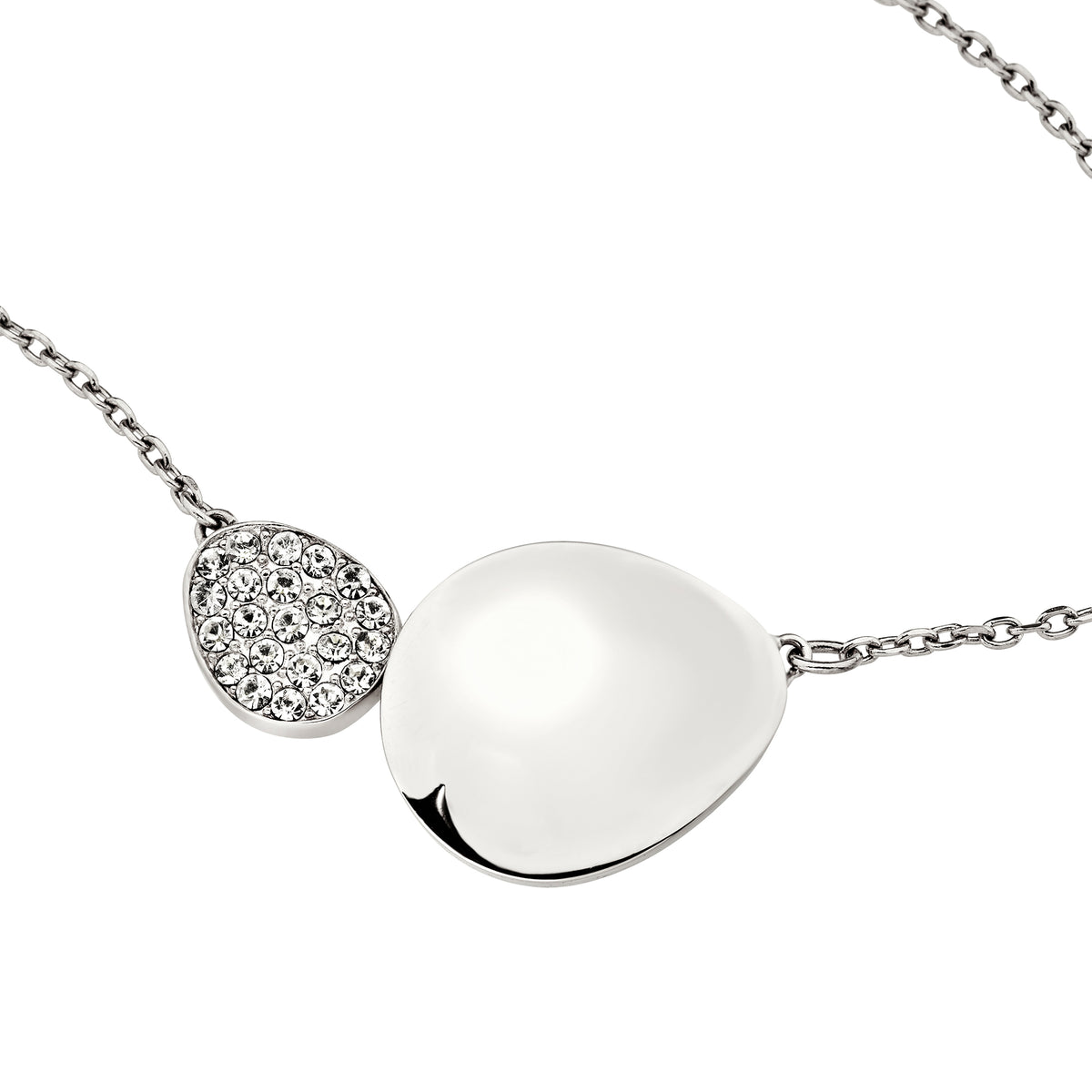 Collana In Acciaio Con Finitura Specchiata Breil Donna "B Whisper Glow" TJ4202