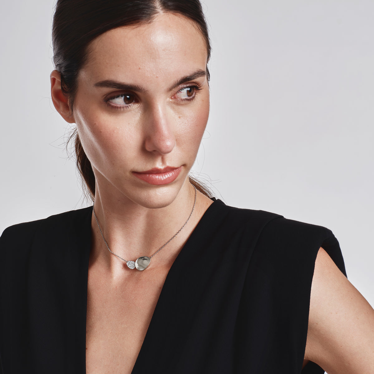 Collana In Acciaio Con Finitura Specchiata Breil Donna "B Whisper Glow" TJ4202