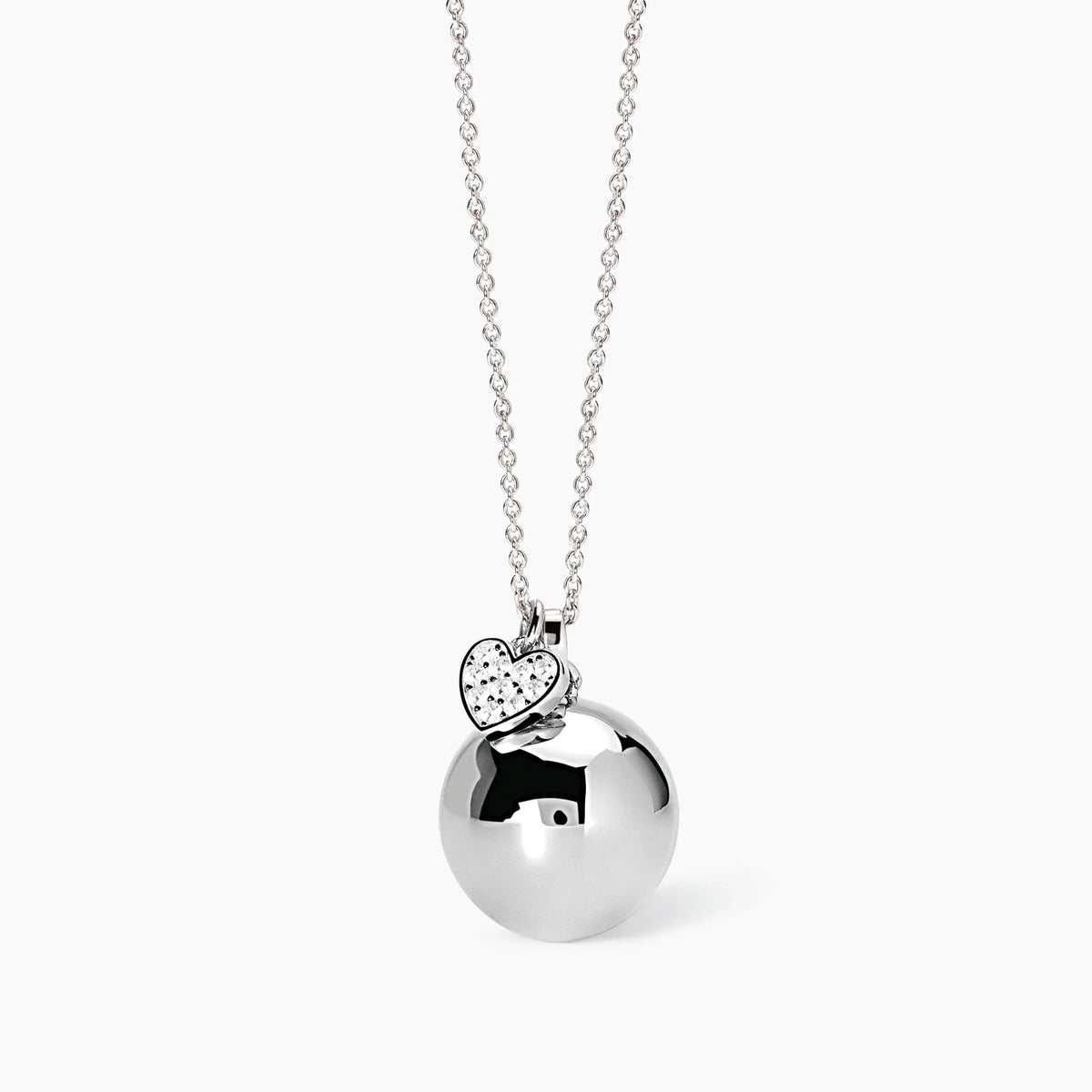 Collana In Argento Con Ciondolo Chiama Angeli Mabina Donna "Made With Love" 553744