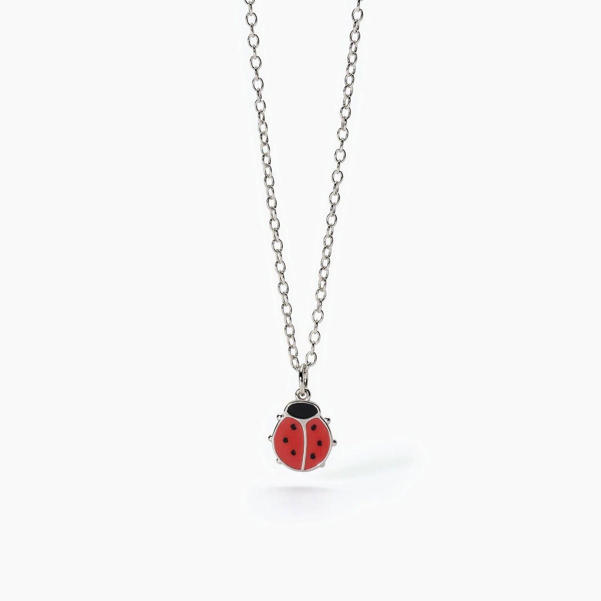 Collana In Argento Con Coccinella Mabina Junior Bambina "Fortunella" 553618