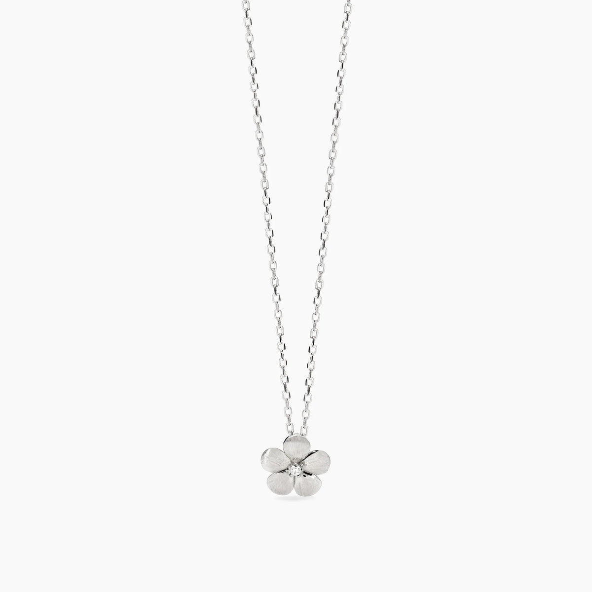 Collana In Argento Con Fiore Mabina Donna "Maledetta Primavera" 553837