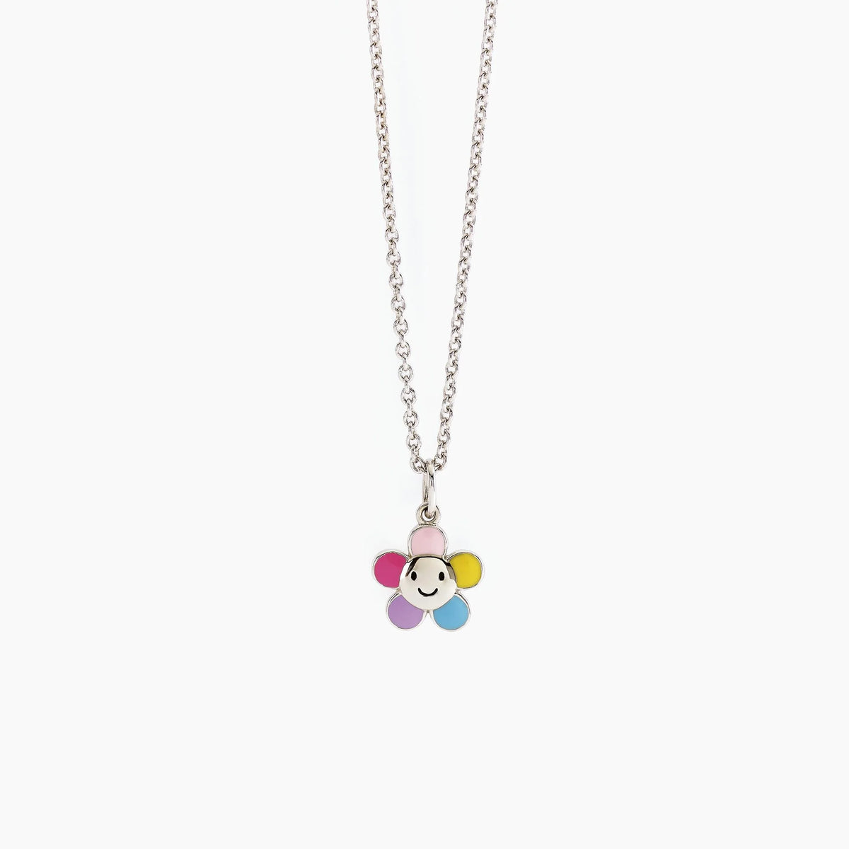 Collana In Argento Con Fiore Mabina Junior Bambina "Bloom" 553419