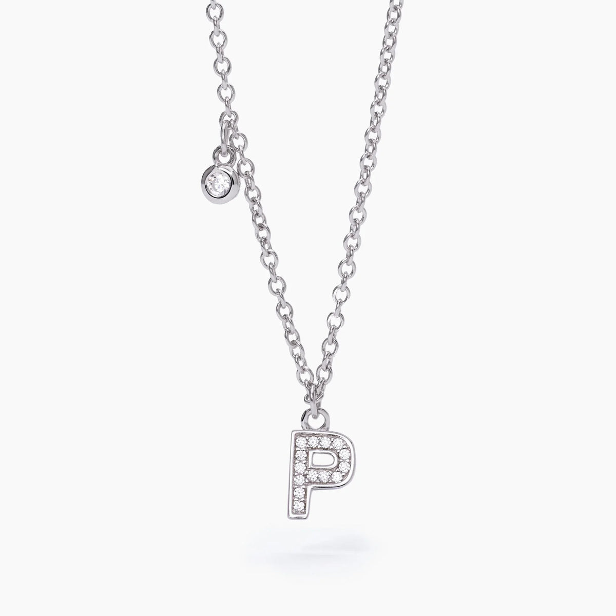 Collana In Argento Con Iniziale P Mabina Donna "A,B Cool" 553500P
