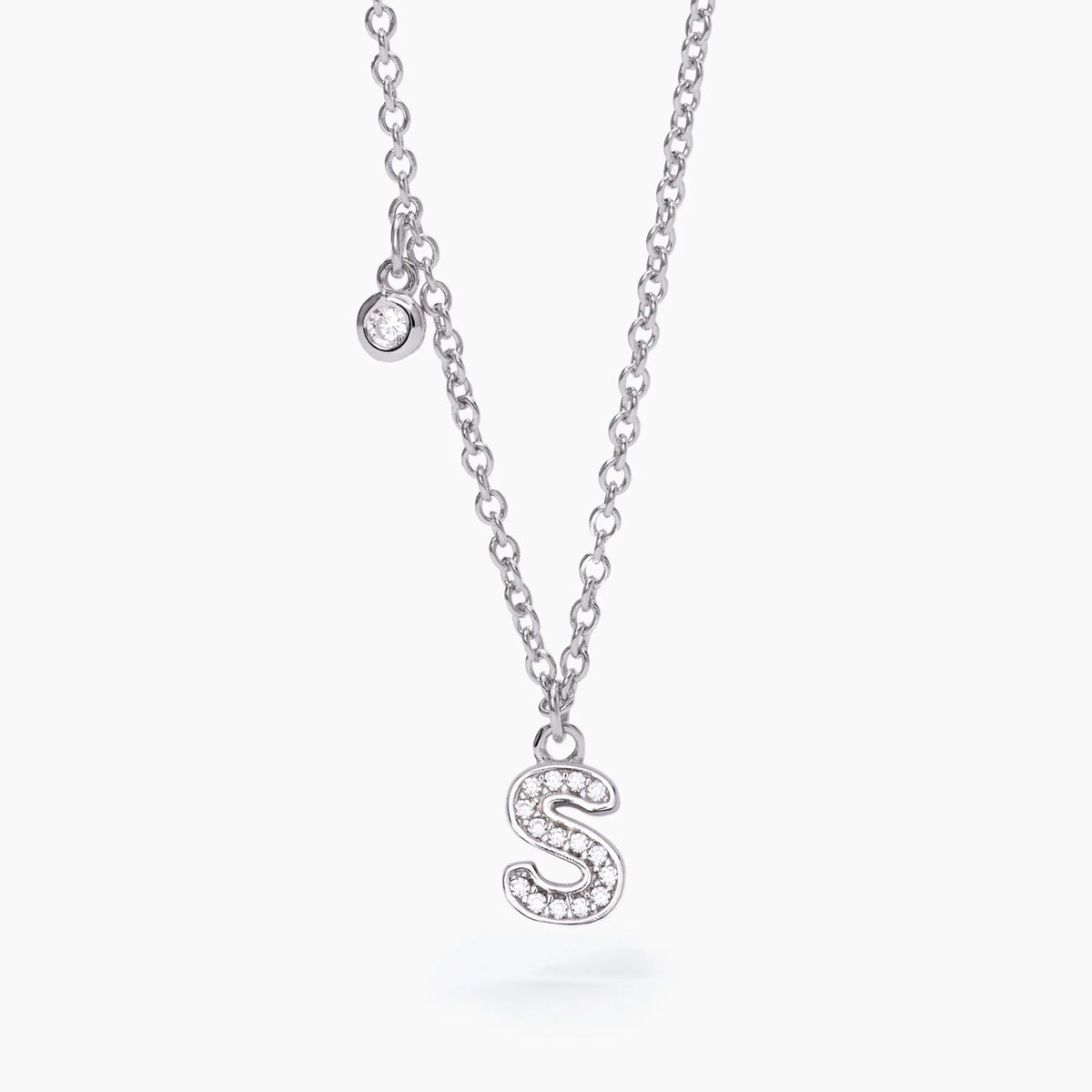 Collana In Argento Con Iniziale S Mabina Donna "A,B Cool" 553500S