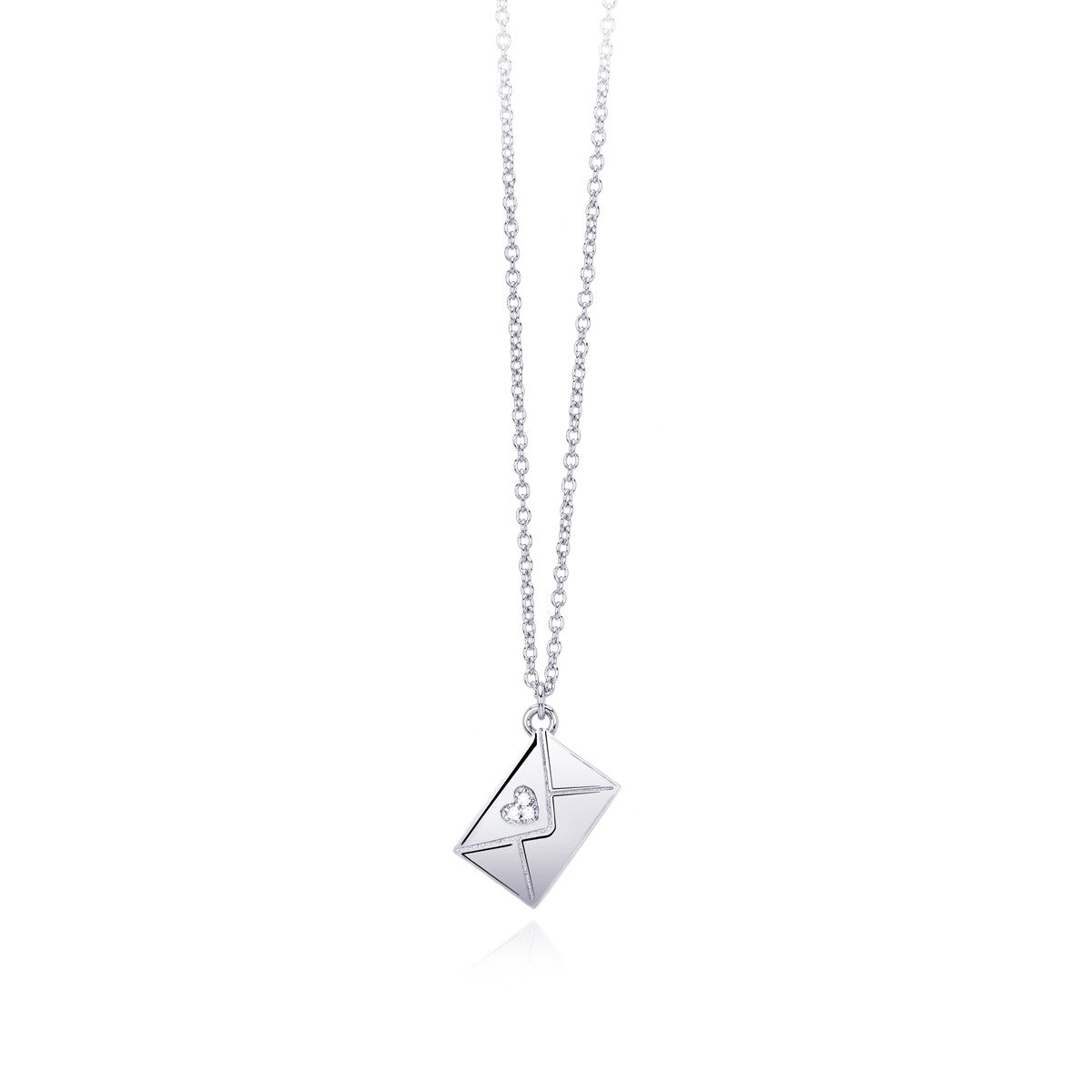 Collana In Argento Con Lettera D'Amore Mabina Donna 553213