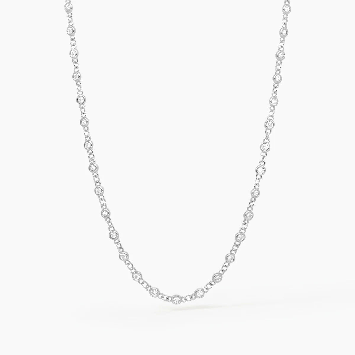 Collana In Argento Mabina Donna Con Zirconi "Skyline" 553365