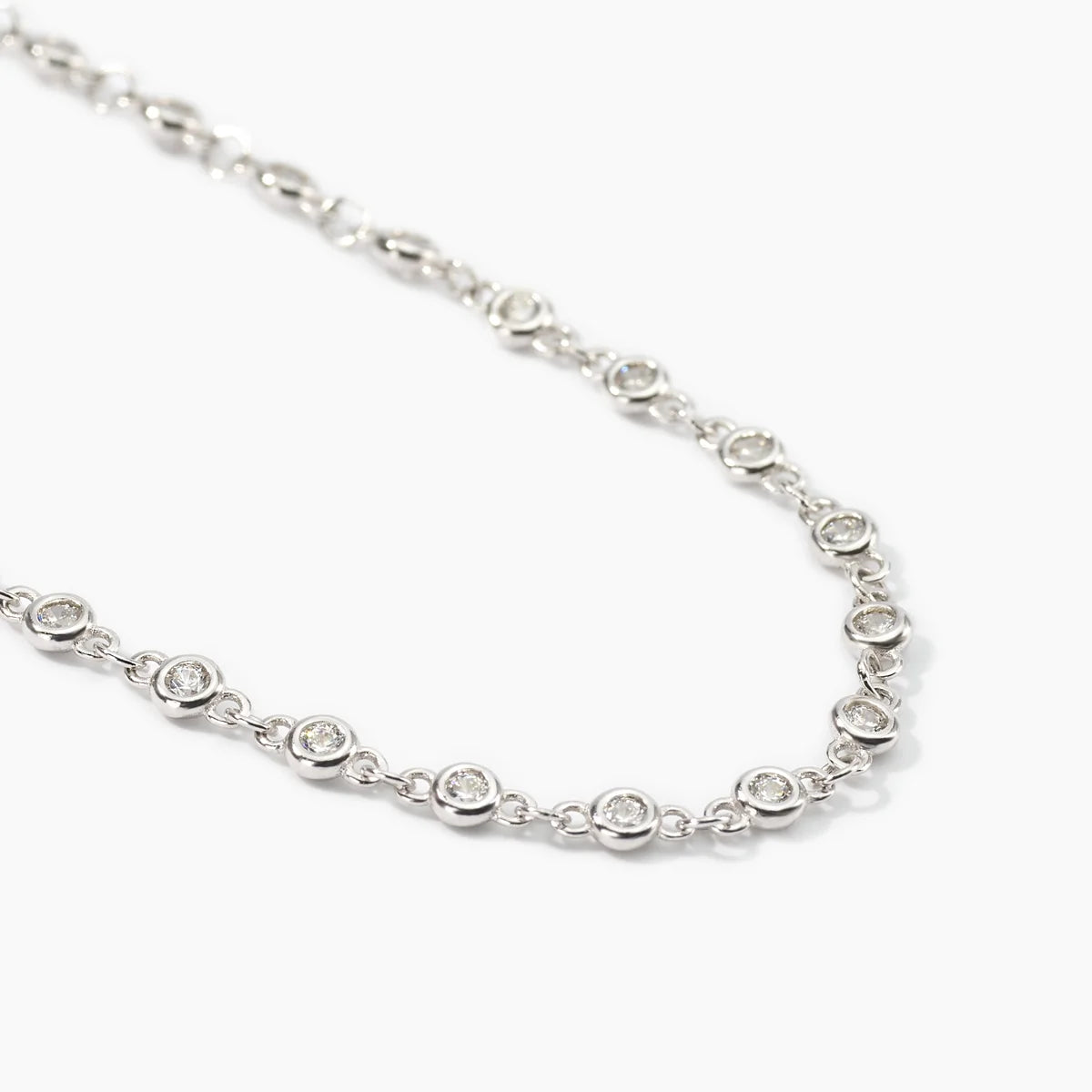 Collana In Argento Mabina Donna Con Zirconi "Skyline" 553365