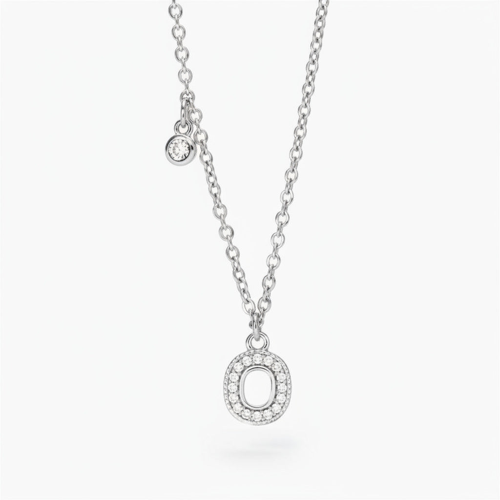 Collana In Argento Con Iniziale O Mabina Donna "A,B Cool" 553500O