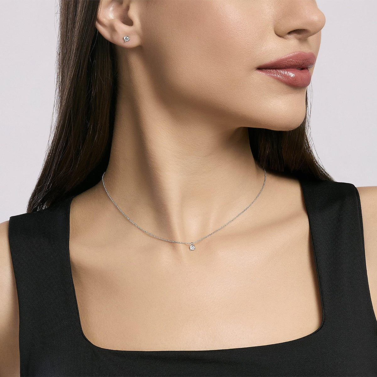 Collana Punto Luce In Argento Mabina Donna "Shiny" 553457