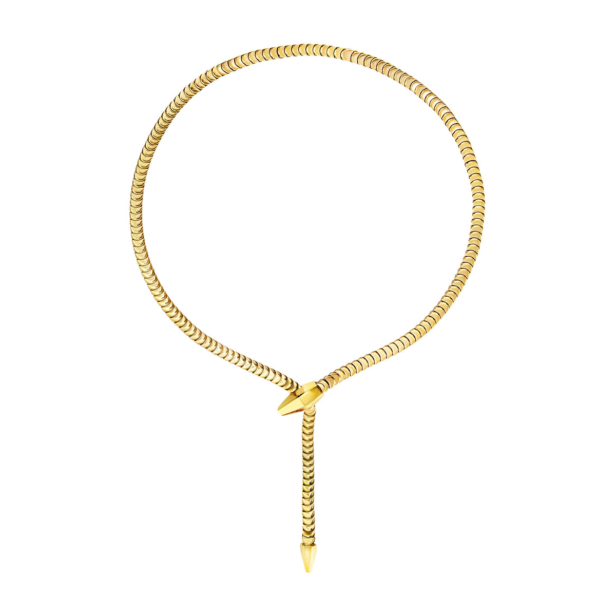 Collana Semirigida In Acciaio Ip Gold Con Finitura Specchiata Breil Donna "Hypnotic" TJ3836
