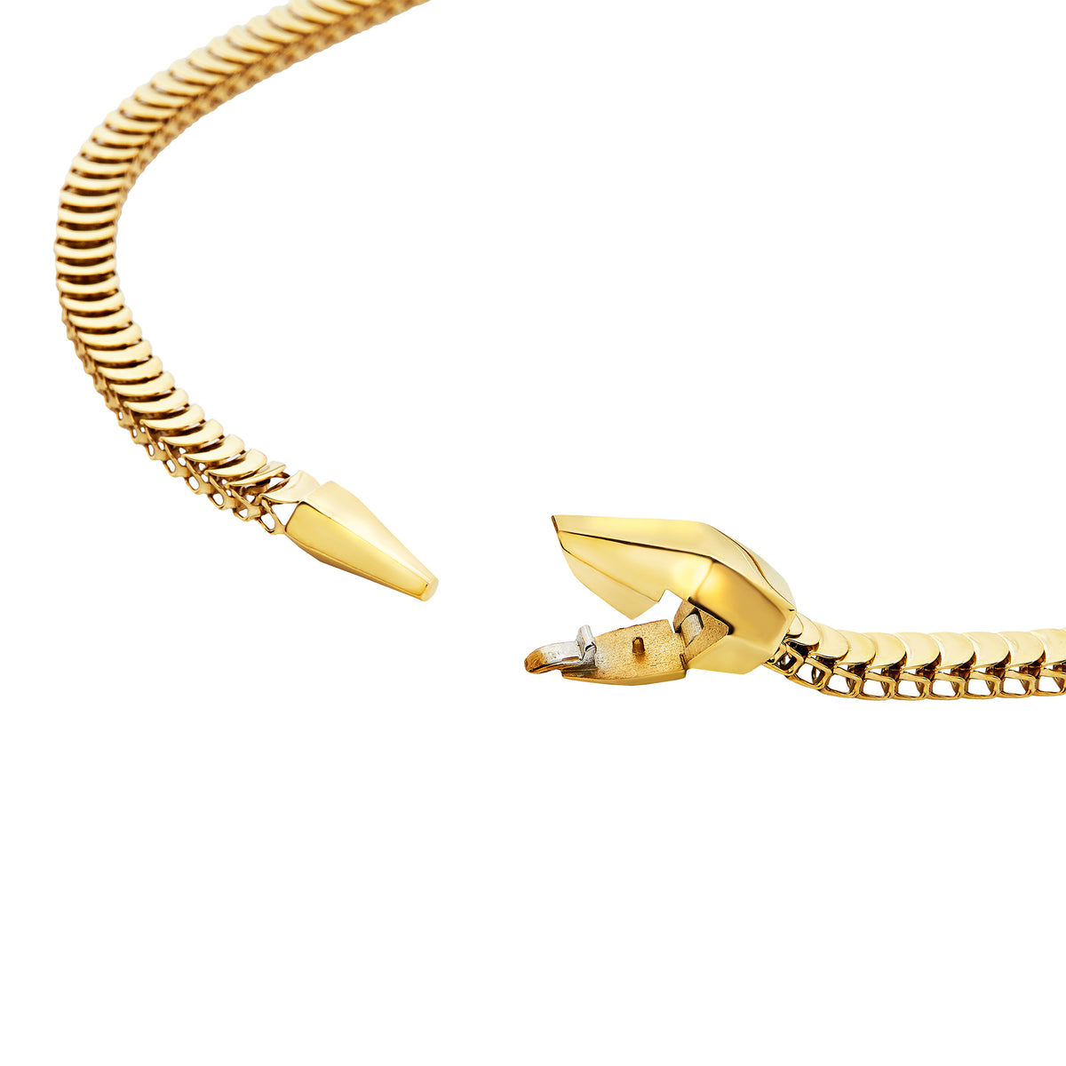 Collana Semirigida In Acciaio Ip Gold Con Finitura Specchiata Breil Donna "Hypnotic" TJ3836