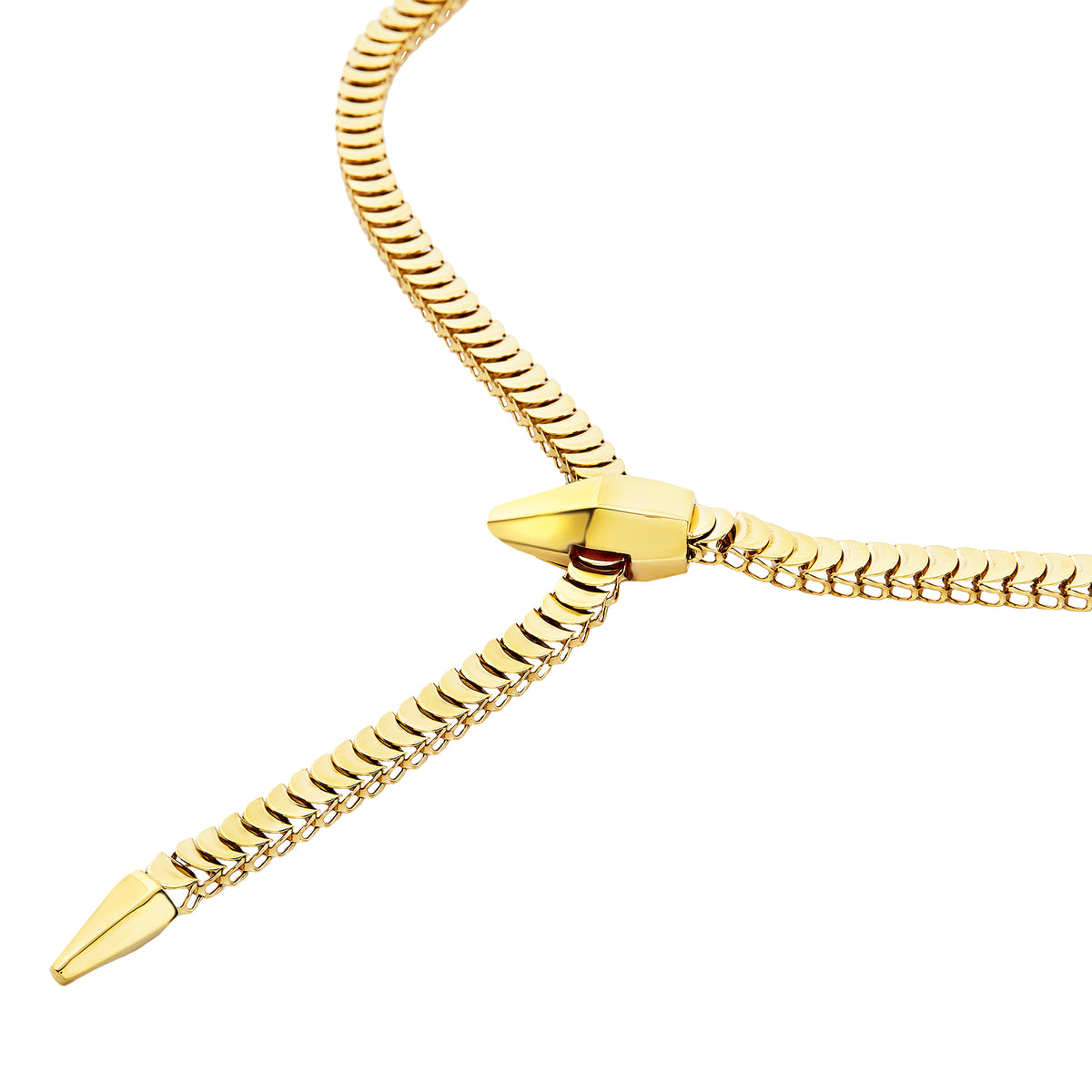 Collana Semirigida In Acciaio Ip Gold Con Finitura Specchiata Breil Donna "Hypnotic" TJ3836