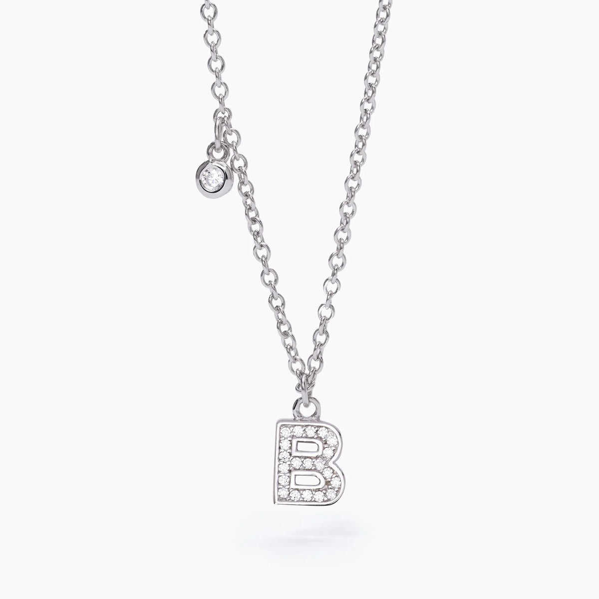 Collana In Argento Con Iniziale B Mabina Donna "A,B Cool" 553500B