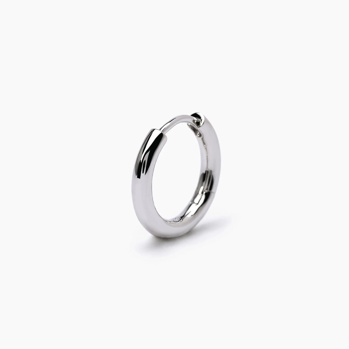 Mono Orecchino A Cerchio In Argento Rodiato Mabina Uomo "Monomania" 563539