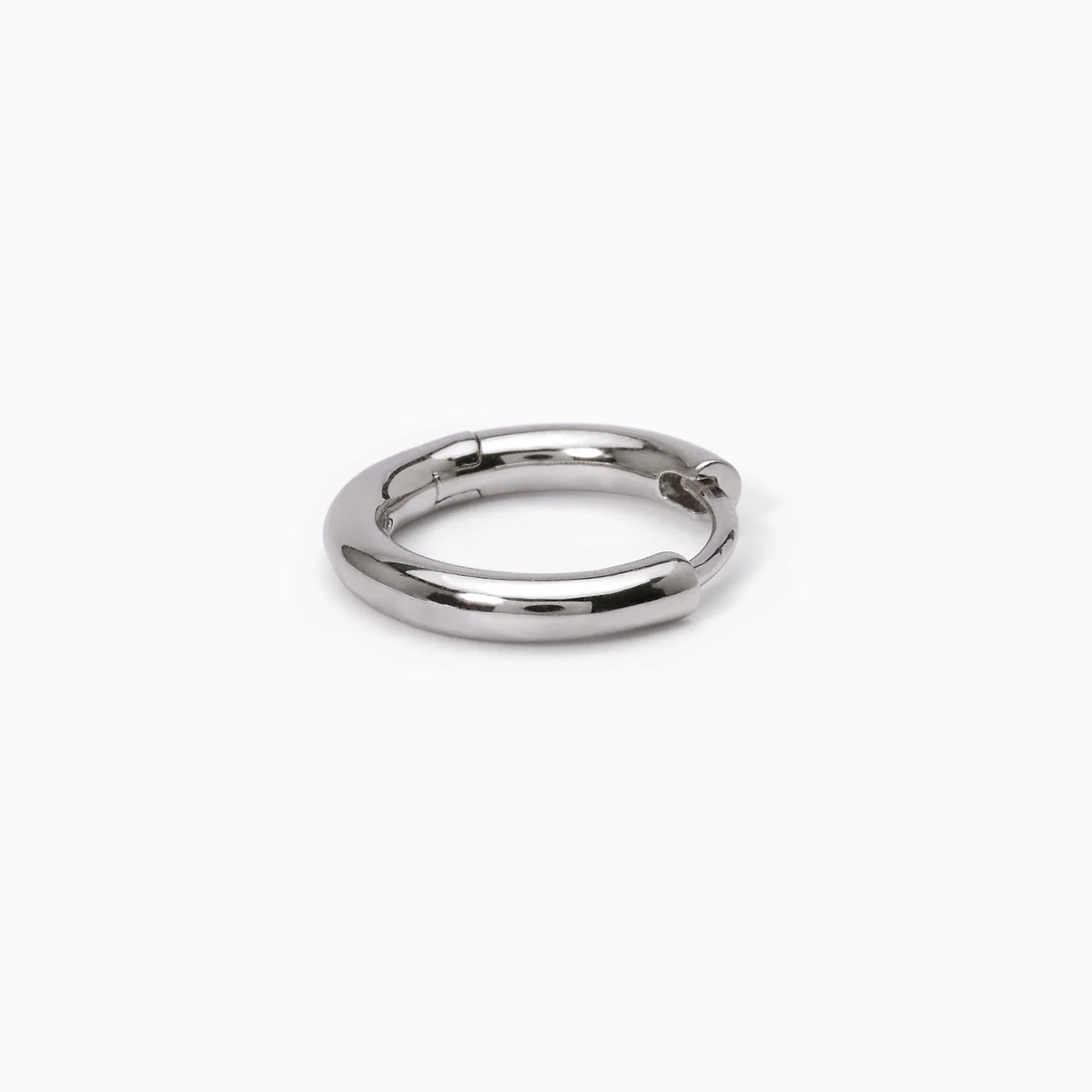 Mono Orecchino A Cerchio In Argento Rodiato Mabina Uomo "Monomania" 563539