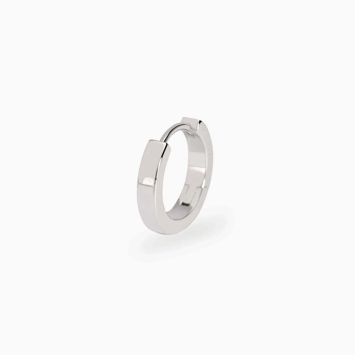 Mono Orecchino A Cerchio In Argento Rodiato Mabina Uomo "Monomania" 563852