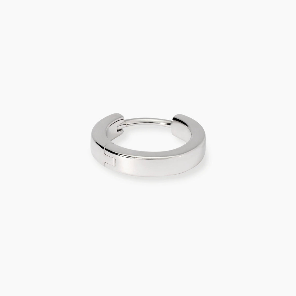 Mono Orecchino A Cerchio In Argento Rodiato Mabina Uomo "Monomania" 563852