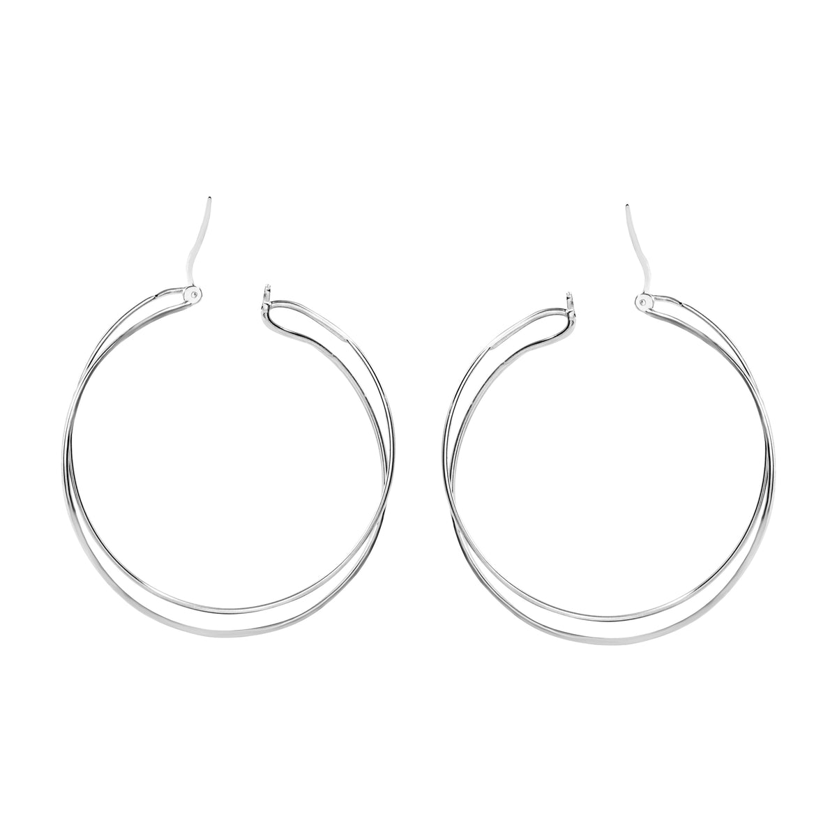 Orecchini A Cerchio In Acciaio Breil Donna "Lightline" TJ3675